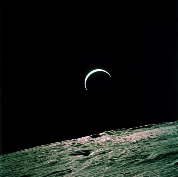 26/7/71: Η γη από την σελήνη κατά την διάρκεια της αποστολής του Apollo 15